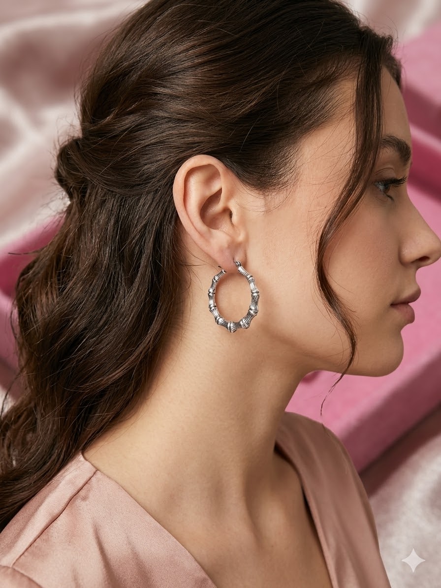 Fashion Hoop Earrings - view 2